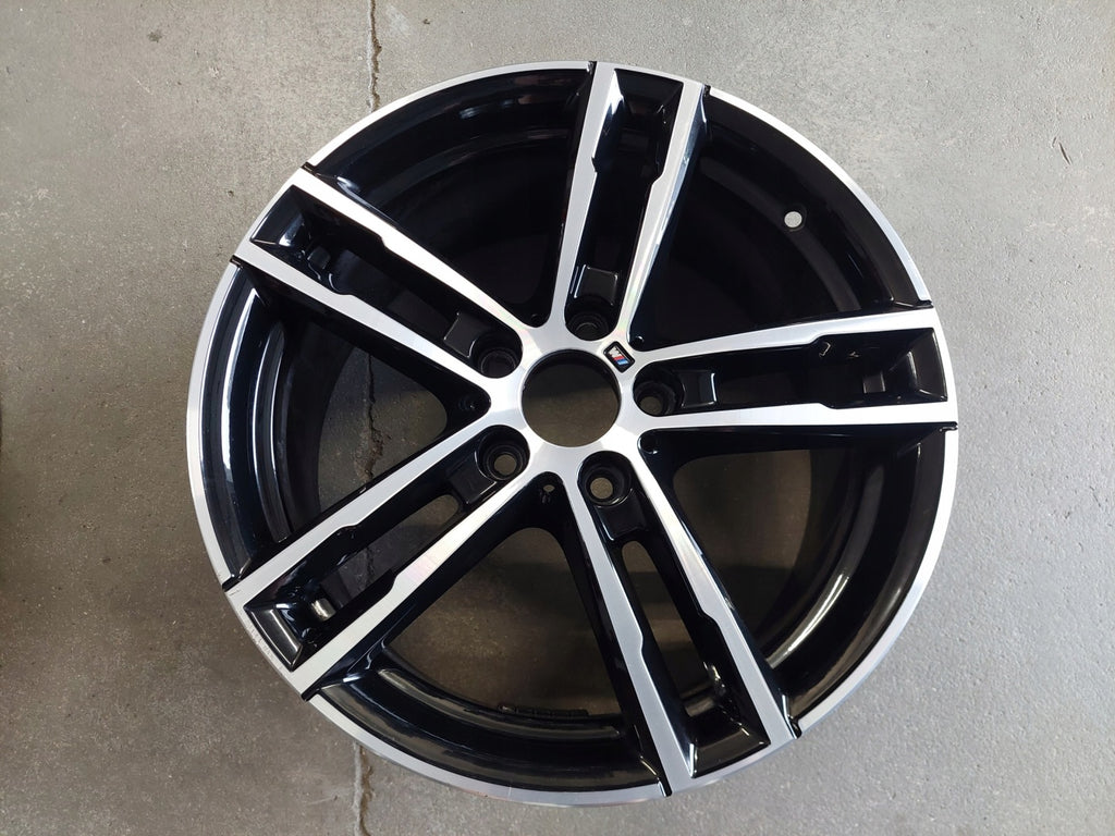 1x Alufelge 18 Zoll 8.0" 5x120 52ET Glanz Schwarz BMW Rim Wheel FEL8429747054xy