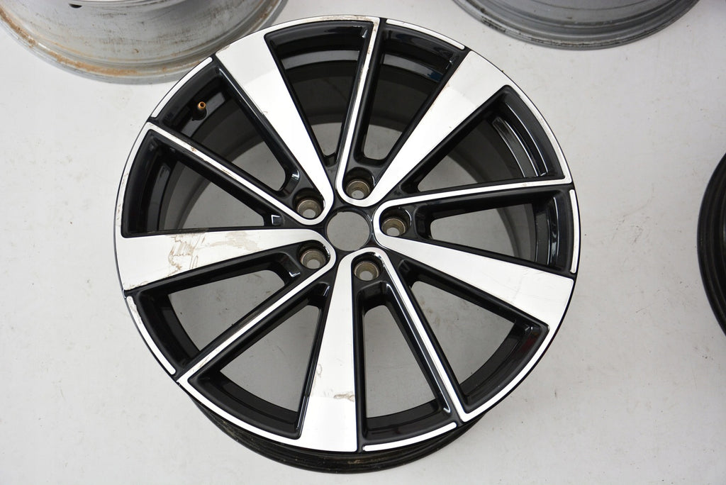 1x Alufelge 19 Zoll 9.0" 5x108 53ET Glanz Schwarz 32134523 Polestar 2 1