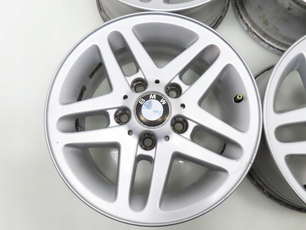 4x Alufelge 15 Zoll 6.5" 5x120 42ET Silber 10953687 BMW 3 E36 E46 E90 Rim Wheel FEL6844591495zq