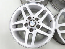 Laden Sie das Bild in den Galerie-Viewer, 4x Alufelge 15 Zoll 6.5" 5x120 42ET Silber 10953687 BMW 3 E36 E46 E90 Rim Wheel FEL6844591495zq
