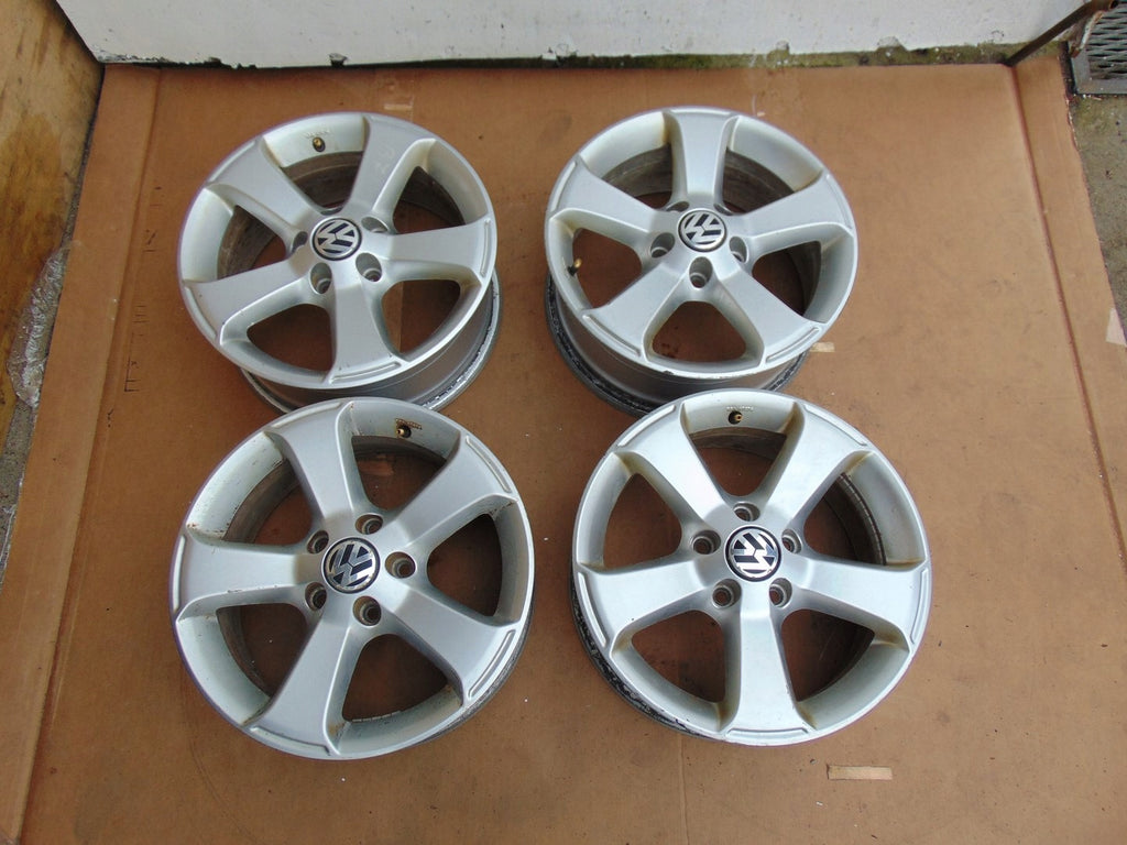 4x Alufelge 16 Zoll 6.5" 5x112 42ET Glanz Silber 3C1071496C VW Passat B7 FEL4987648266ps