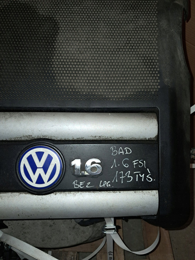Motor VW Touran BAD 1.6 FSI 110PS 81kW 173TKm 2005 Benzin Engine Komplett