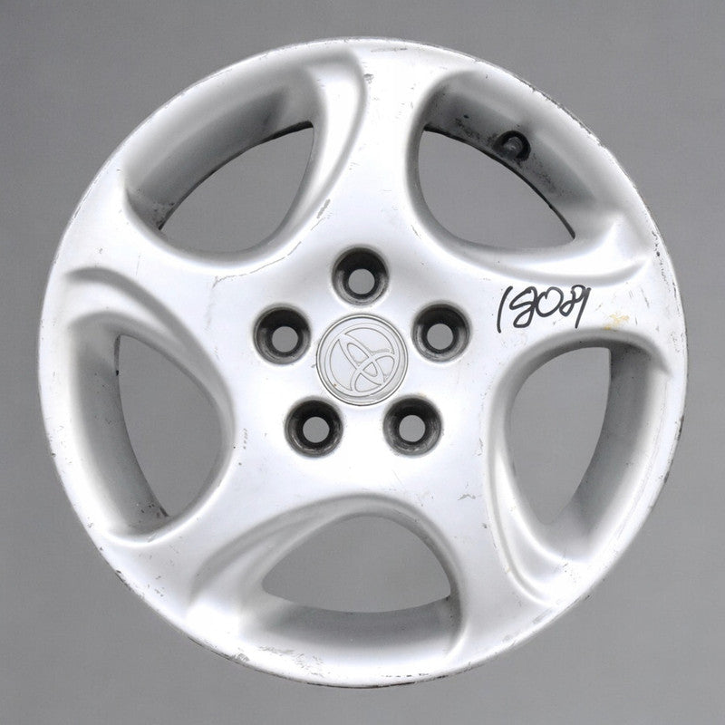 1x Alufelge 14 Zoll 6.0" 5x100 45ET Glanz Silber PZ405-T0671 Toyota Carina E