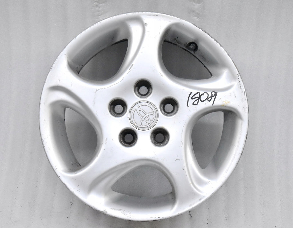 1x Alufelge 14 Zoll 6.0" 5x100 45ET Glanz Silber PZ405-T0671 Toyota Carina E