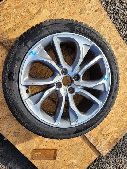 1x Alufelge 18 Zoll 7.5" 4x108 29ET Matt Silber 9688904377 Citroën Ds4 Rim Wheel FEL3141032281ou
