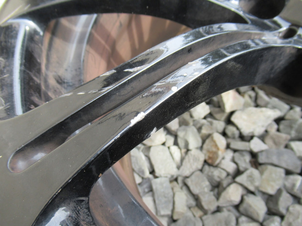 1x Alufelge 19 Zoll 9.5" 5x120 23ET Glanz Schwarz 2283555 2283556 BMW E90 E92 FEL9139618412hh