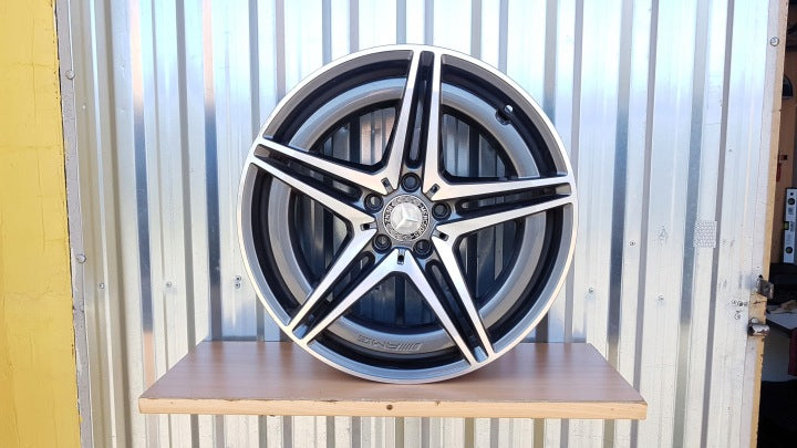 1x Alufelge 19 Zoll 8.0" 5x112 34ET A2934010700 Mercedes-Benz Eqc N293 Rim Wheel FEL8539905115vg