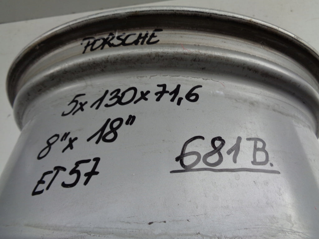 1x Alufelge 18 Zoll 8.0" 5x130 57ET 98736213702 Porsche Rim Wheel FEL3362934182mo