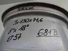 Laden Sie das Bild in den Galerie-Viewer, 1x Alufelge 18 Zoll 8.0" 5x130 57ET 98736213702 Porsche Rim Wheel FEL3362934182mo