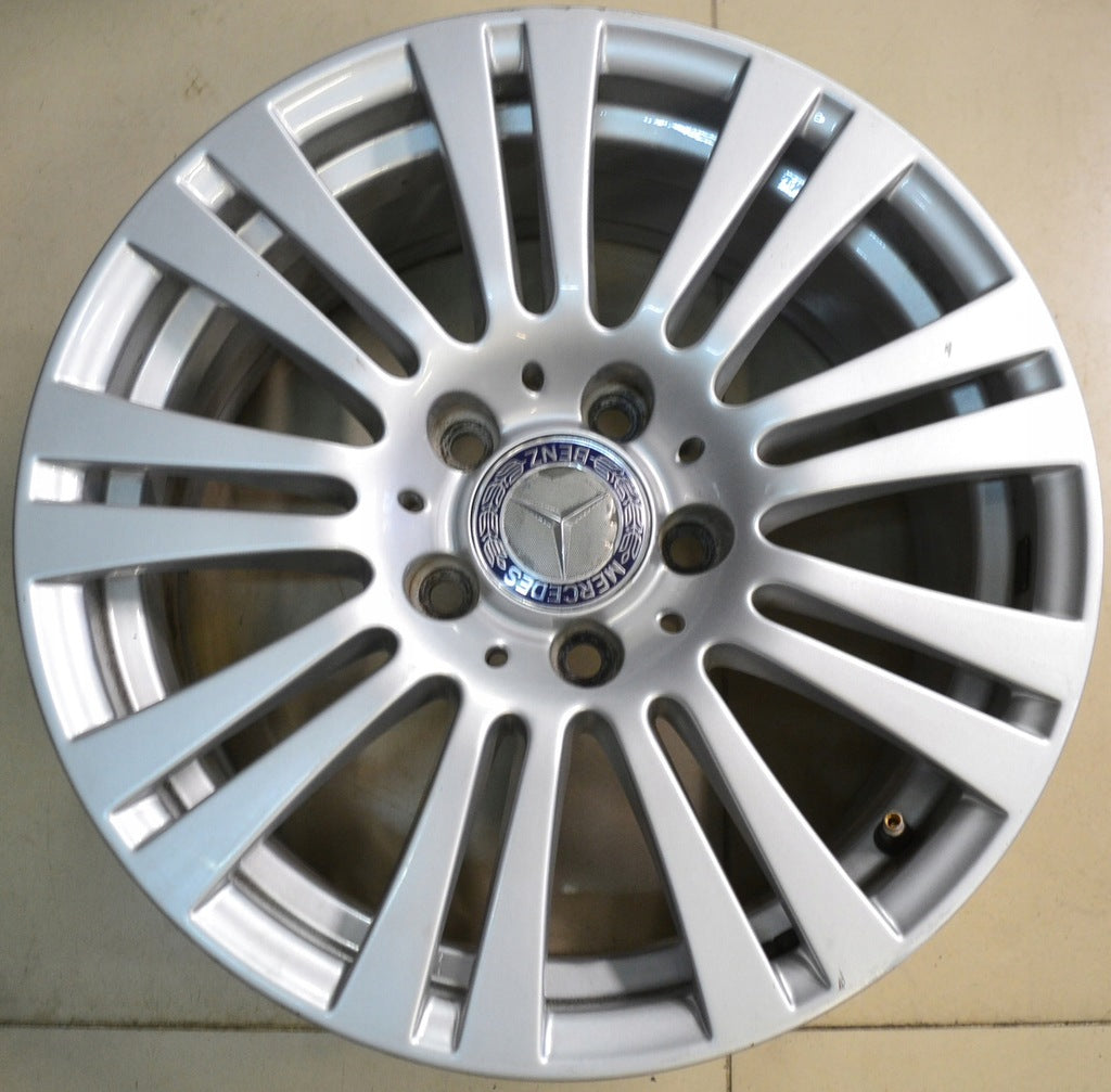 4x Alufelge 16 Zoll 7.5" 5x112 45ET Glanz Silber A2074010002 Mercedes-Benz FEL4481811906fh