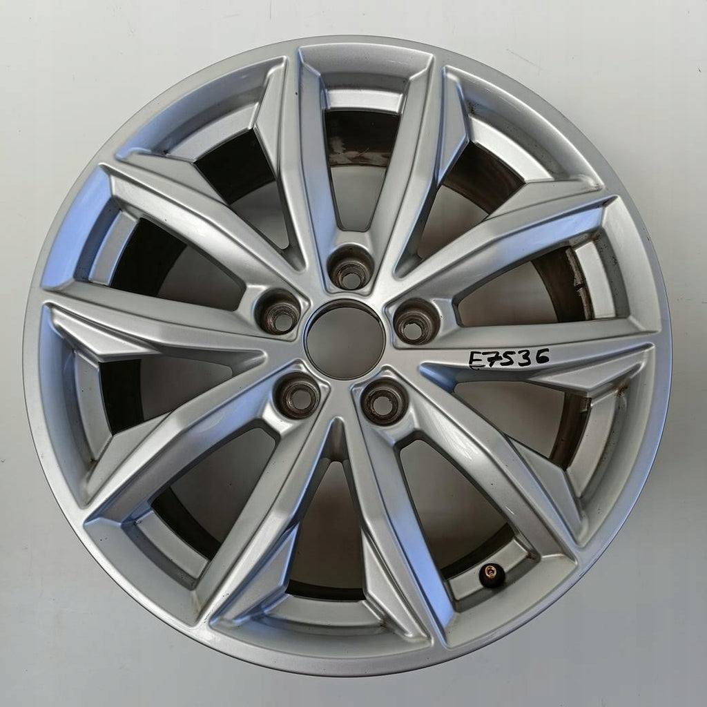 1x Alufelge 17 Zoll 7.0" 5x112 34ET Glanz Silber 80A601025J Audi Q5 Rim Wheel FEL1066897031ag