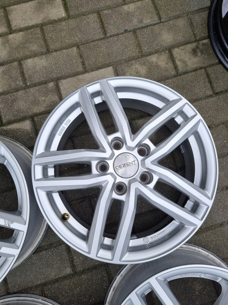4x Alufelge 16 Zoll 6.5" 5x112 41ET Silber KBA53206 Rim Wheel FEL5859356697lf
