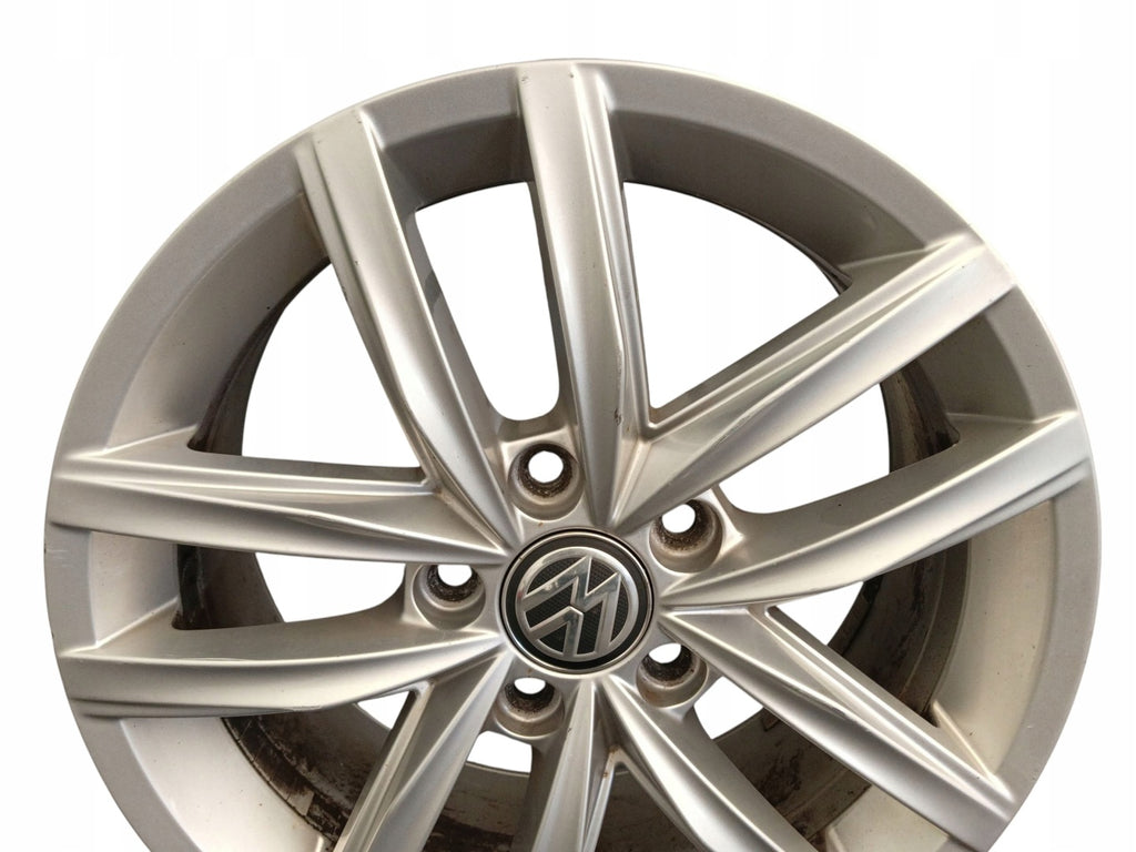 1x Alufelge 16 Zoll 6.5" 5x112 46ET Glanz Silber 5G0601025CS VW Golf VII I FEL8603634753dv