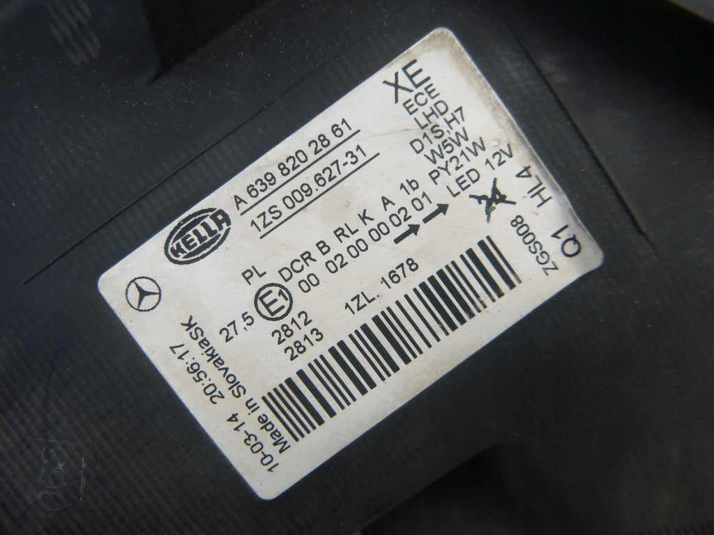 Frontscheinwerfer Mercedes-Benz Viano A6398202861 LED Links Headlight