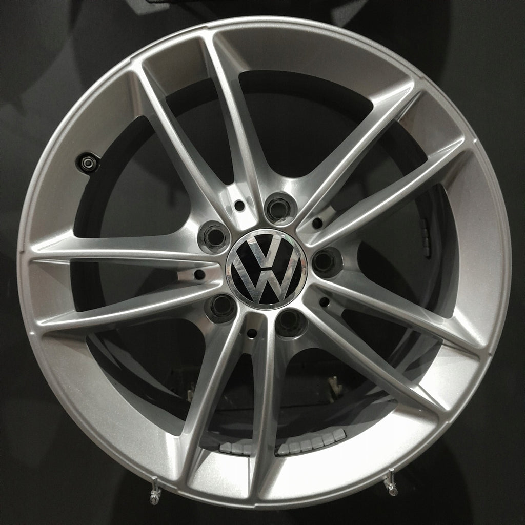 4x Alufelge 16 Zoll 6.5" 5x112 44ET Glanz Silber A1774010100 Mercedes-Benz Caddy FEL7592573348ua