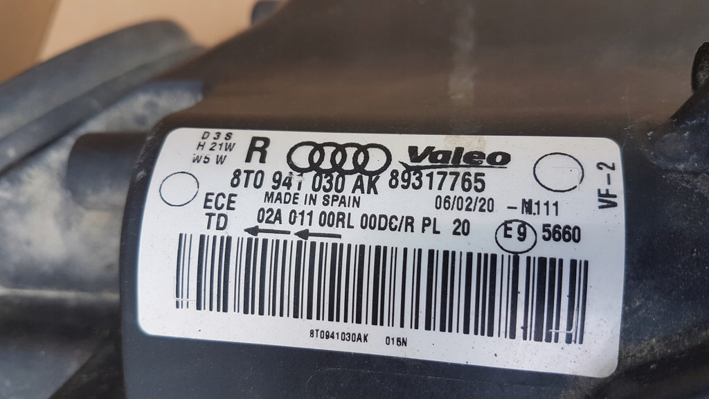 Frontscheinwerfer Audi A5 8T0941030AK Xenon Rechts Scheinwerfer Headlight SCH8569586357jt