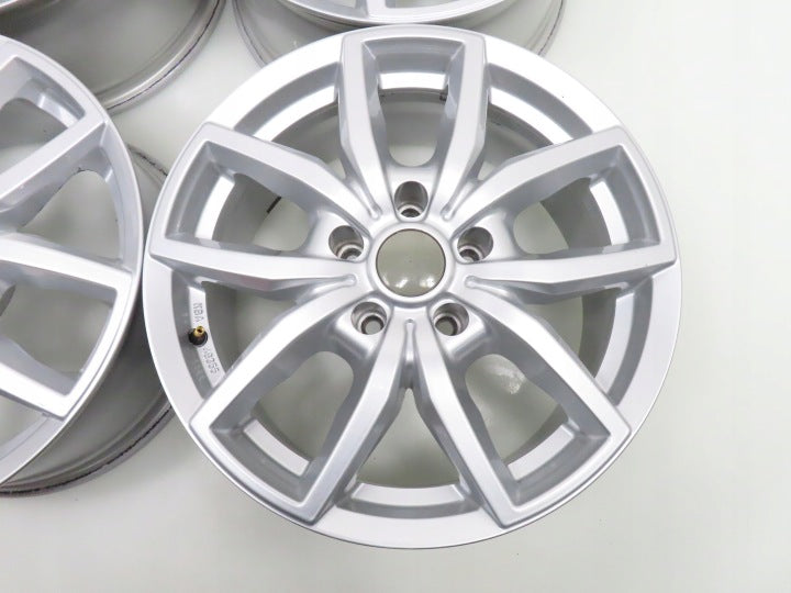 4x Alufelge 17 Zoll 7.5" 5x120 35ET Glanz Silber KBA49355 BMW F10 3 F30 E60 E90 FEL8402128163ar