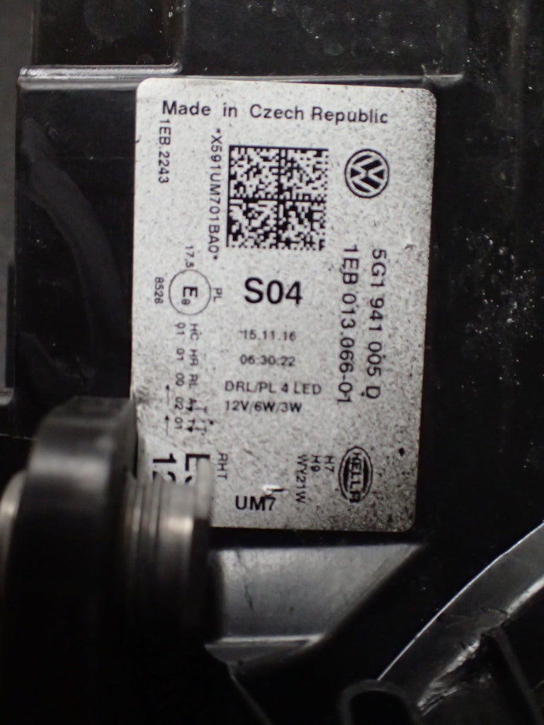 Frontscheinwerfer VW Golf VII 5G1941005D LED Links Scheinwerfer Headlight SCH1094208970lz