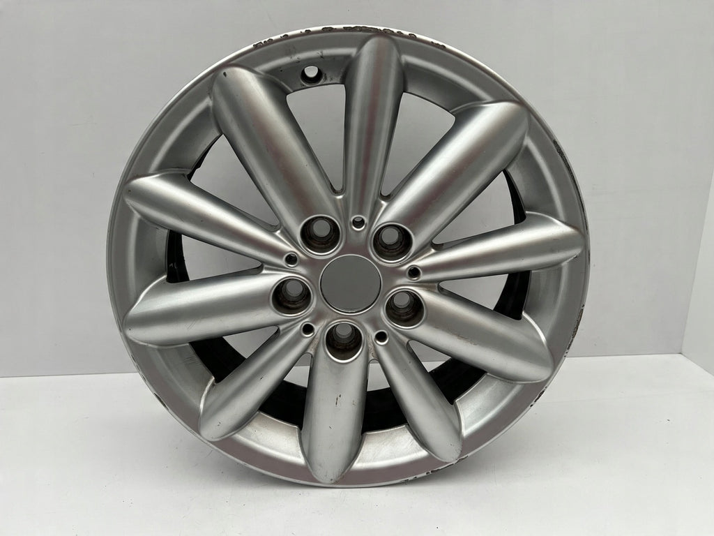 1x Alufelge 16 Zoll 5.5" 5x112 46ET Glanz Silber 6855117 Mini F57 F56 F55