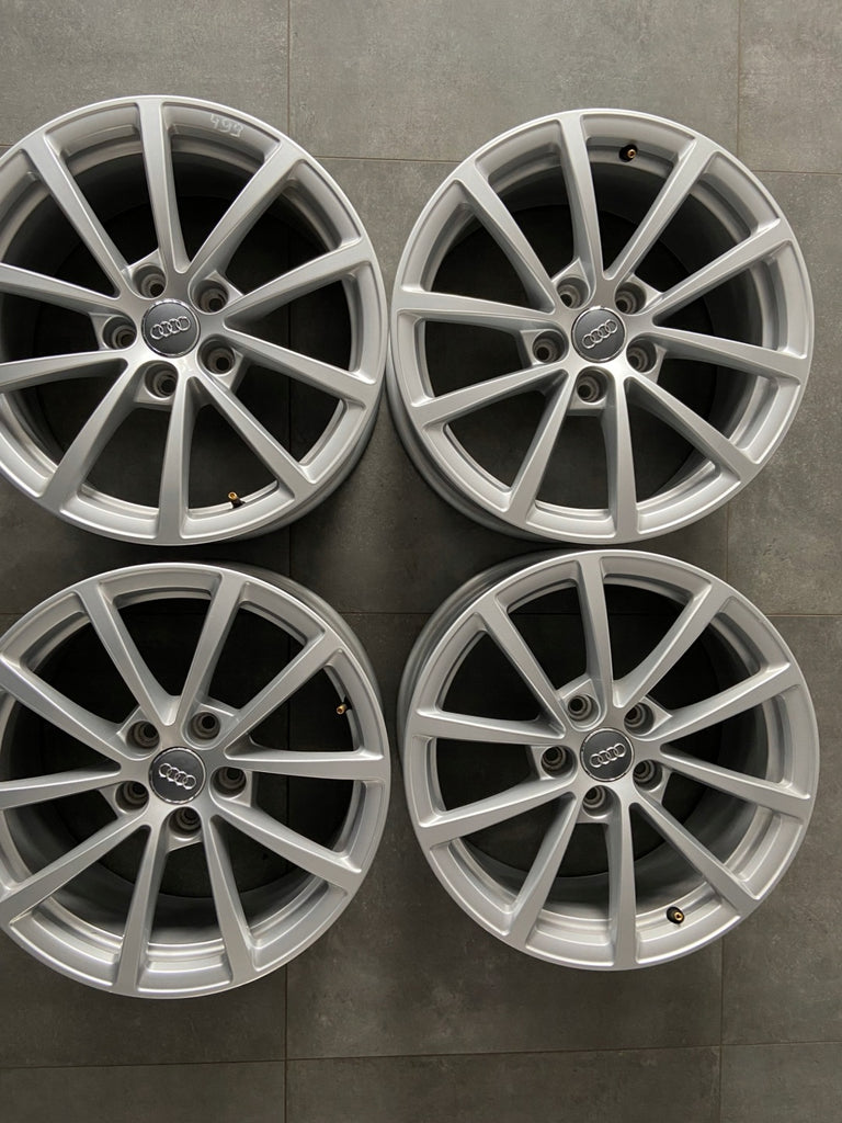 4x Alufelge 17 Zoll 7.5" 5x112 36ET Glanz Silber 4K0601025 Audi A6 C8 Rim Wheel FEL2943283269gp