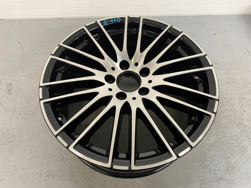 1x Alufelge 18 Zoll 7.5" 5x112 40ET Glanz Schwarz A2064014900 Mercedes-Benz W206 FEL8332305638xu