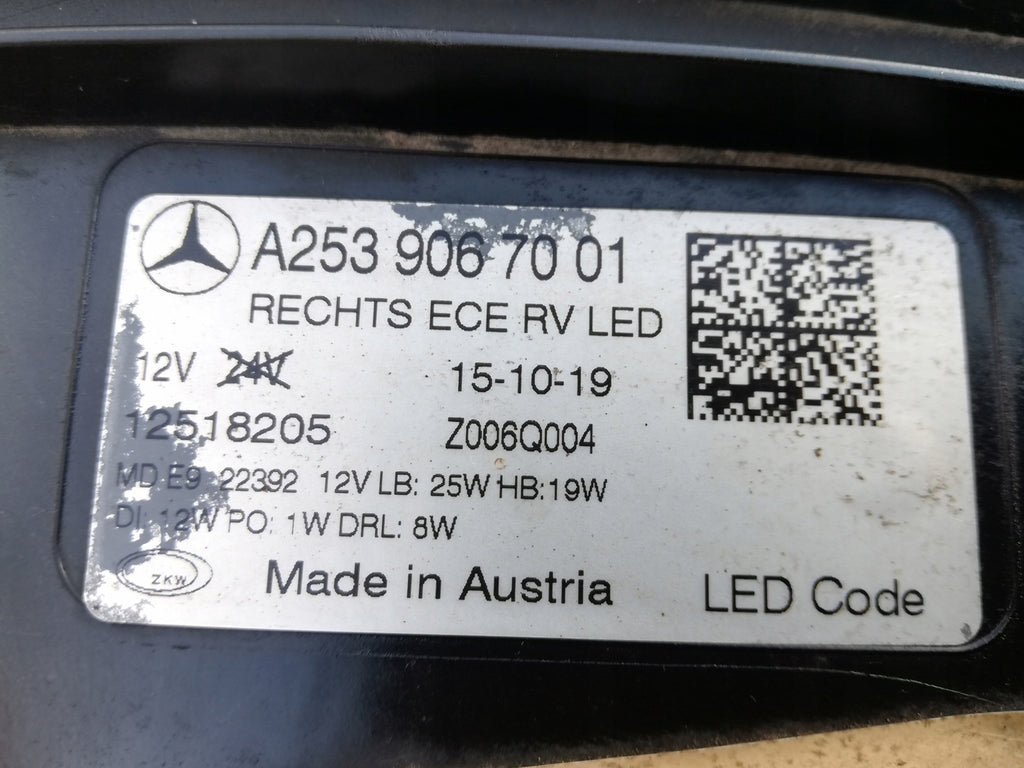 Frontscheinwerfer Mercedes-Benz Glc A2539067001 LED Rechts Headlight SCH3521315942yc