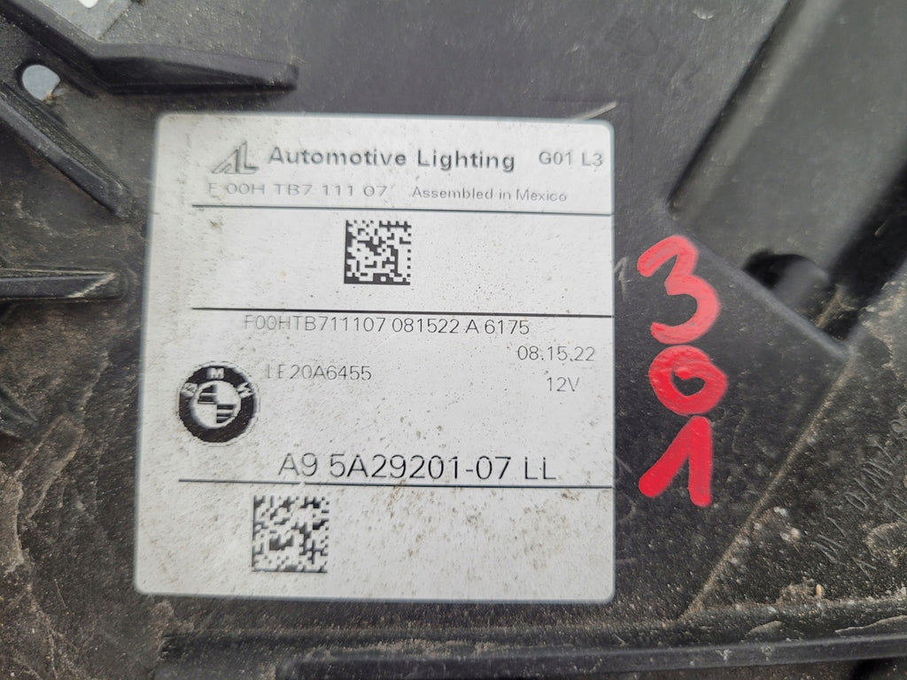 Frontscheinwerfer BMW X3 G01 5A29201-07 Links Scheinwerfer Headlight SCH3303843362qv