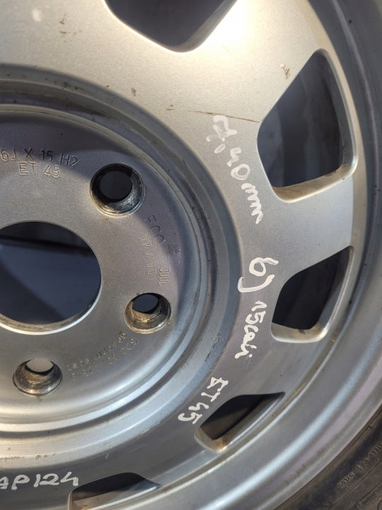 1x Alufelge 15 Zoll 6.0" 5x112 45ET 8D0601025D Audi Rim Wheel FEL5651780191by