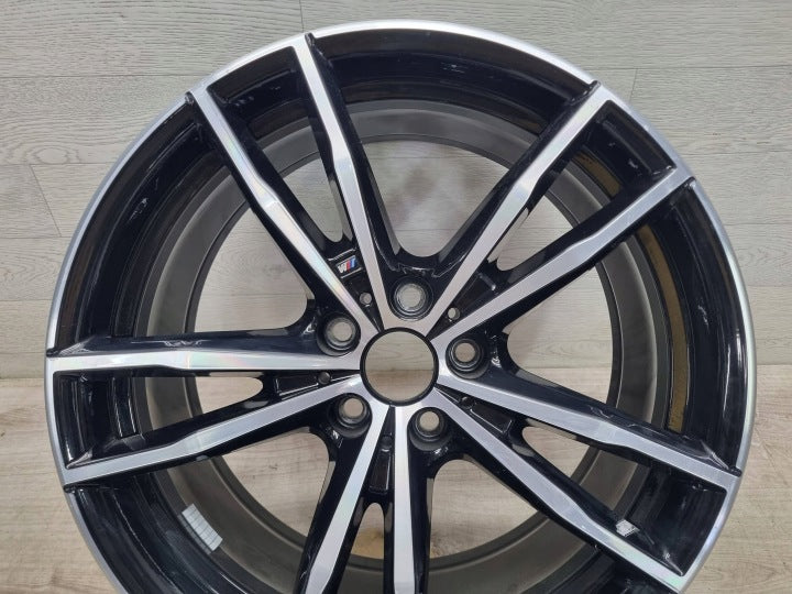 1x Alufelge 19 Zoll 8.5" 5x112 40ET Glanz Schwarz 8090095 BMW 3 G21 G20 FEL6797754066fg