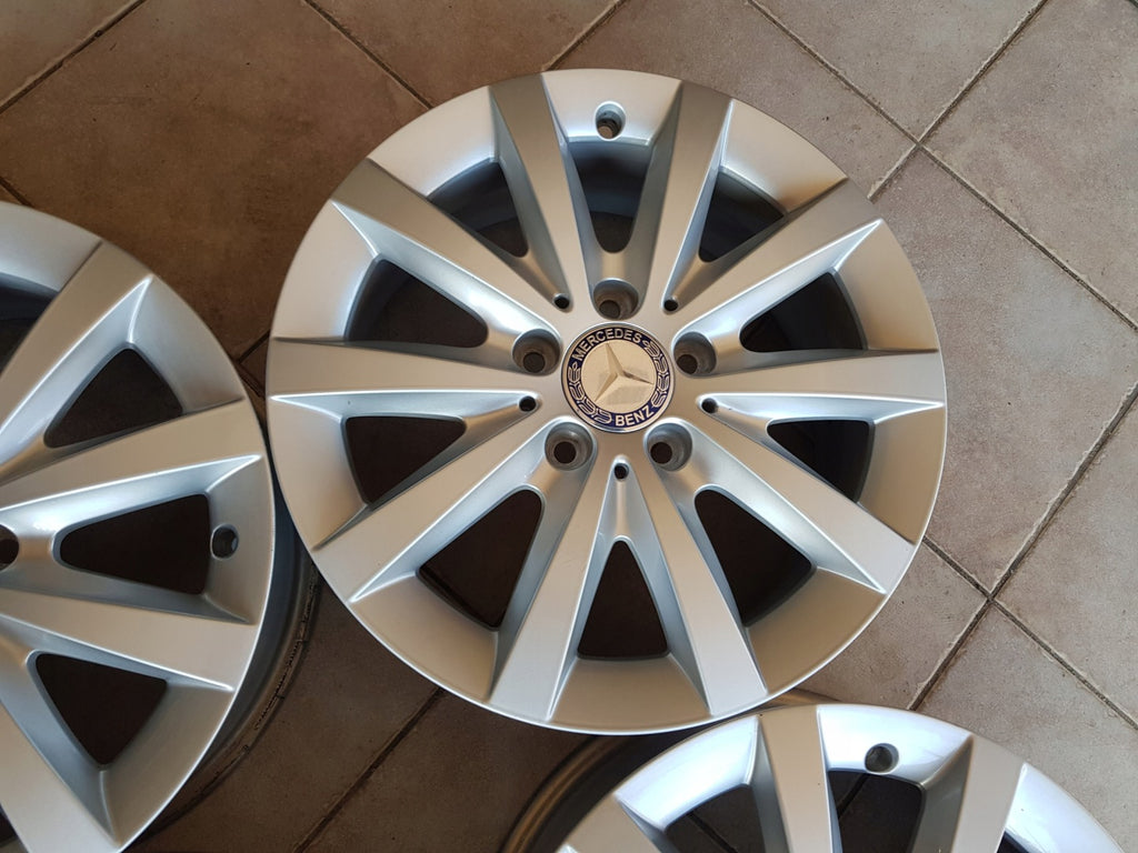 4x Alufelge 16 Zoll 6.5" 5x112 49ET A2464010202 Mercedes-Benz W245 W169 FEL1375381990sd