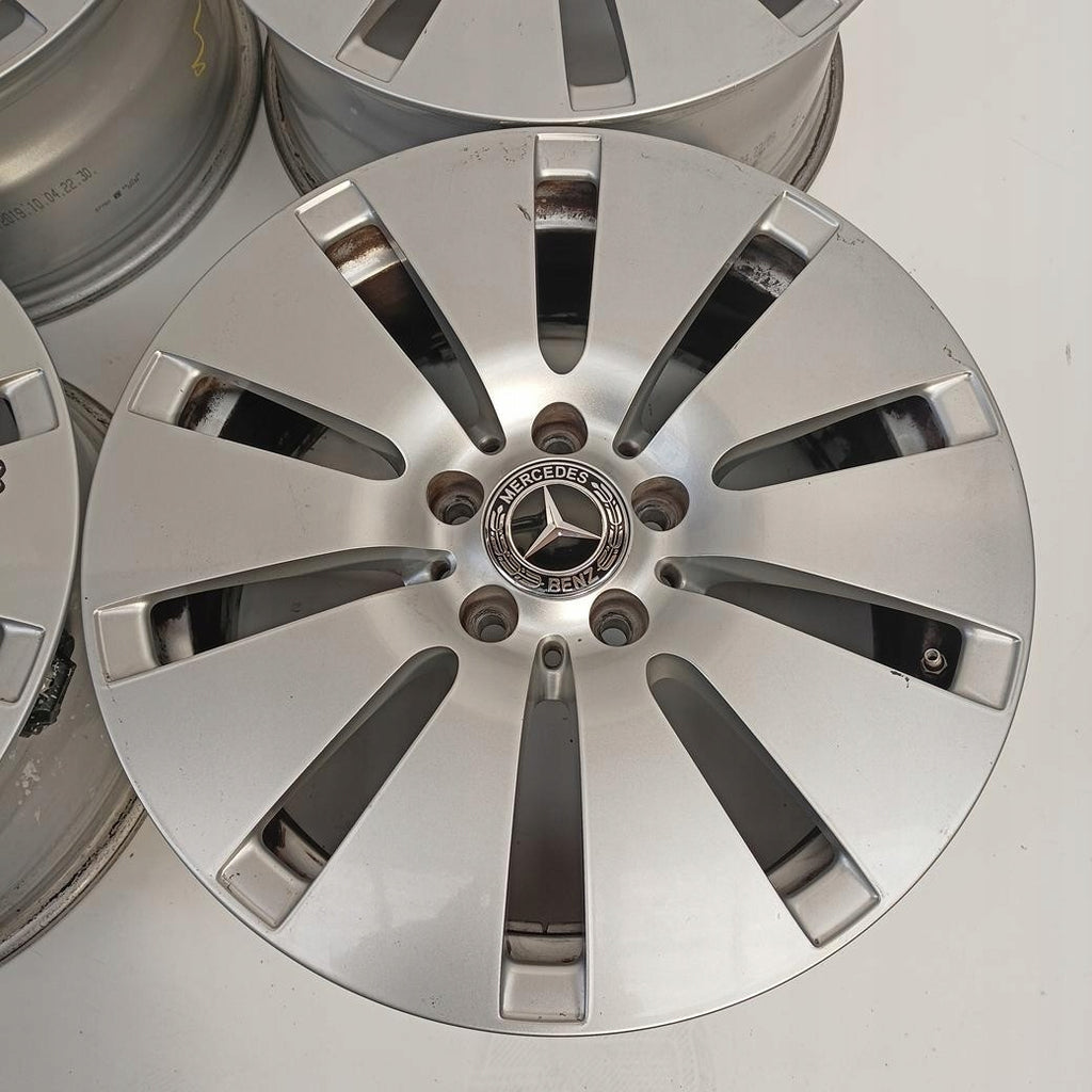 4x Alufelge 17 Zoll 7.5" 5x112 36ET Glanz Silber A2534010500 Mercedes-Benz Glc FEL7120441564vl