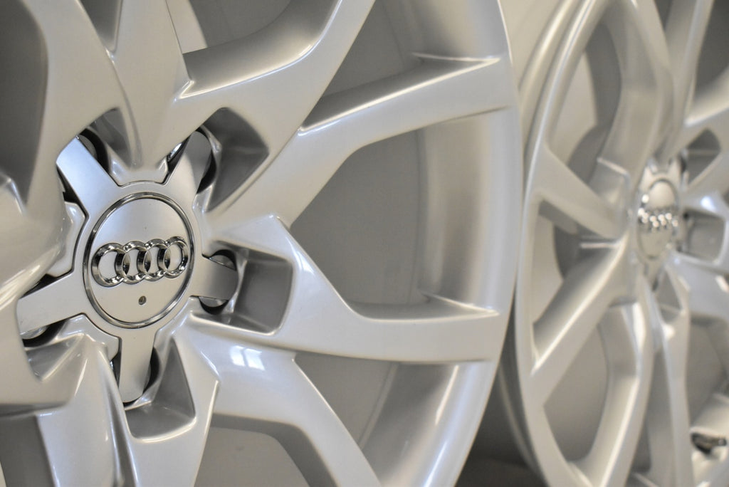 4x Alufelge 18 Zoll 8.5" 5x112 29ET Glanz Silber 8T0601025E Audi A5 Rim Wheel FEL5430853956ro