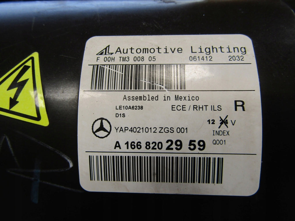 Frontscheinwerfer Mercedes-Benz W166 A1668202959 Xenon Rechts Headlight SCH8054746768vr