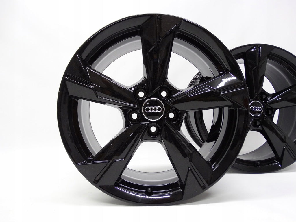 4x Alufelge 18 Zoll 8.0" 5x112 39ET Glanz Schwarz 4K0601025 Audi A6 C8 Rim Wheel FEL6723484819ae