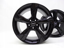 Laden Sie das Bild in den Galerie-Viewer, 4x Alufelge 18 Zoll 8.0" 5x112 39ET Glanz Schwarz 4K0601025 Audi A6 C8 Rim Wheel FEL6723484819ae