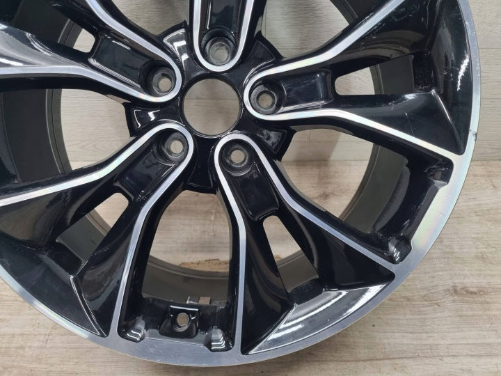 1x Alufelge 19 Zoll 8.0" 5x114.3 55ET Glanz Schwarz 52910-S0100 Hyundai I30 FEL4990542260oc