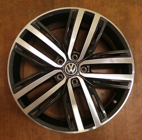 1x Alufelge 19 Zoll 7.0" 5x112 43ET Glanz Silber 5NA601025 VW Tiguan Rim Wheel FEL6659024254ma