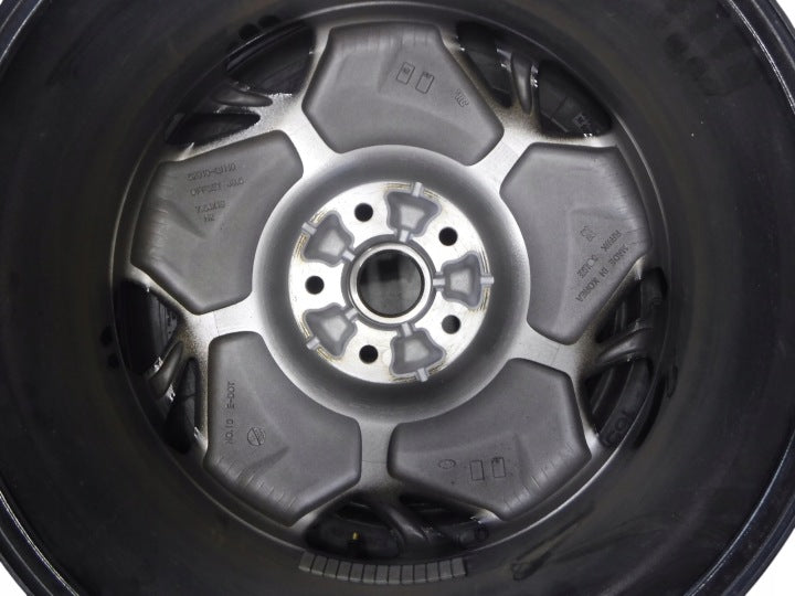 1x Alufelge 19 Zoll 7.5" 5x114.3 49 5ET Glanz Schwarz 52910-G1110 Hyundai FEL1271061444kr