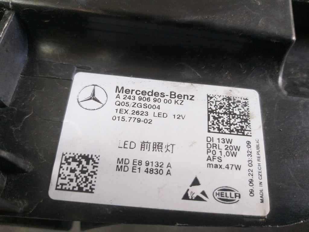 Frontscheinwerfer Mercedes-Benz Eqb A2439069000 Full LED Rechts Headlight SCH4451472320oo