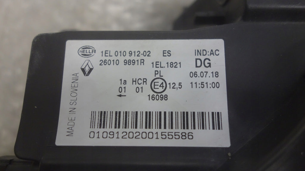 Frontscheinwerfer Renault Zoe 260109891R Rechts Scheinwerfer Headlight SCH1220441796sx