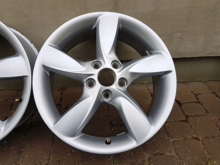 1x Alufelge 17 Zoll 6.0" 5x112 48ET Silber Audi A3 Rim Wheel FEL1539702051gr