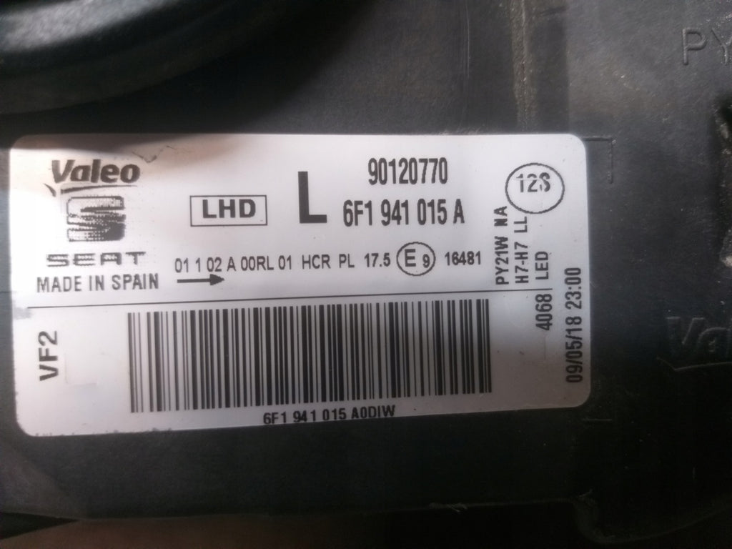 Frontscheinwerfer Seat Ibiza 6F1941015A LED Links Scheinwerfer Headlight