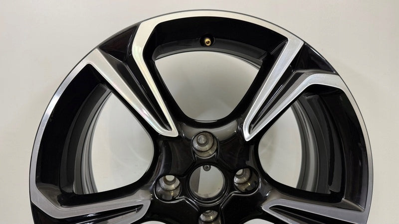 1x Alufelge 17 Zoll 7.0" 4x108 38ET Glanz Schwarz 9832281680 Opel Rim Wheel FEL3408119699ob