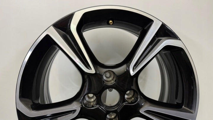 1x Alufelge 17 Zoll 7.0" 4x108 38ET Glanz Schwarz 9832281680 Opel Rim Wheel FEL3408119699ob