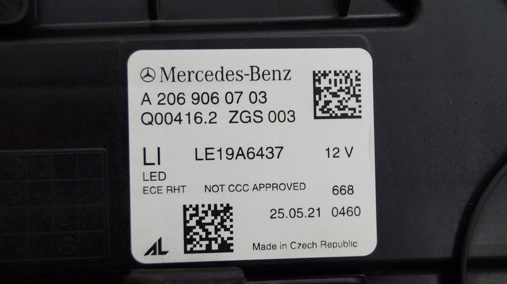 Frontscheinwerfer Mercedes-Benz A2069060703 LED Links Scheinwerfer Headlight SCH2533616182ra