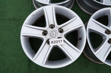 Laden Sie das Bild in den Galerie-Viewer, 4x Alufelge 16 Zoll 7.0" 5x114.3 55ET Glanz Silber 9965637060 Mazda Mx-5 I FEL3424145056pc
