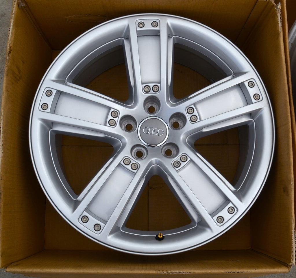 4x Alufelge 19 Zoll 8.0" 5x112 39ET Glanz Silber 8R0071499A Audi C7 Rim Wheel FEL2080067328tz