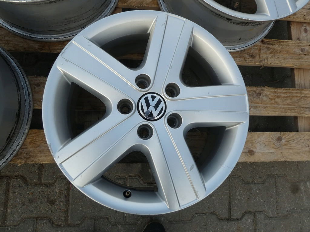 4x Alufelge 17 Zoll 7.0" 5x120 55ET Glanz Silber 7H0601025 VW T6 T5 Rim Wheel FEL3479768168vl