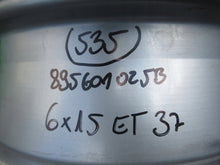 Laden Sie das Bild in den Galerie-Viewer, 1x Alufelge 15 Zoll 6.0" 4x108 37ET Silber 895601025B Audi Coupe Rim Wheel FEL9593492814el