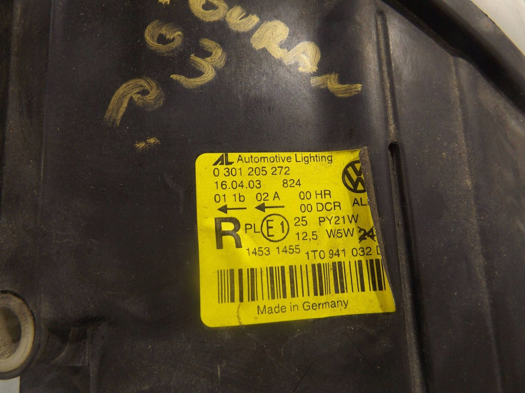 Frontscheinwerfer VW Touran ACL13955 Xenon Rechts Scheinwerfer Headlight